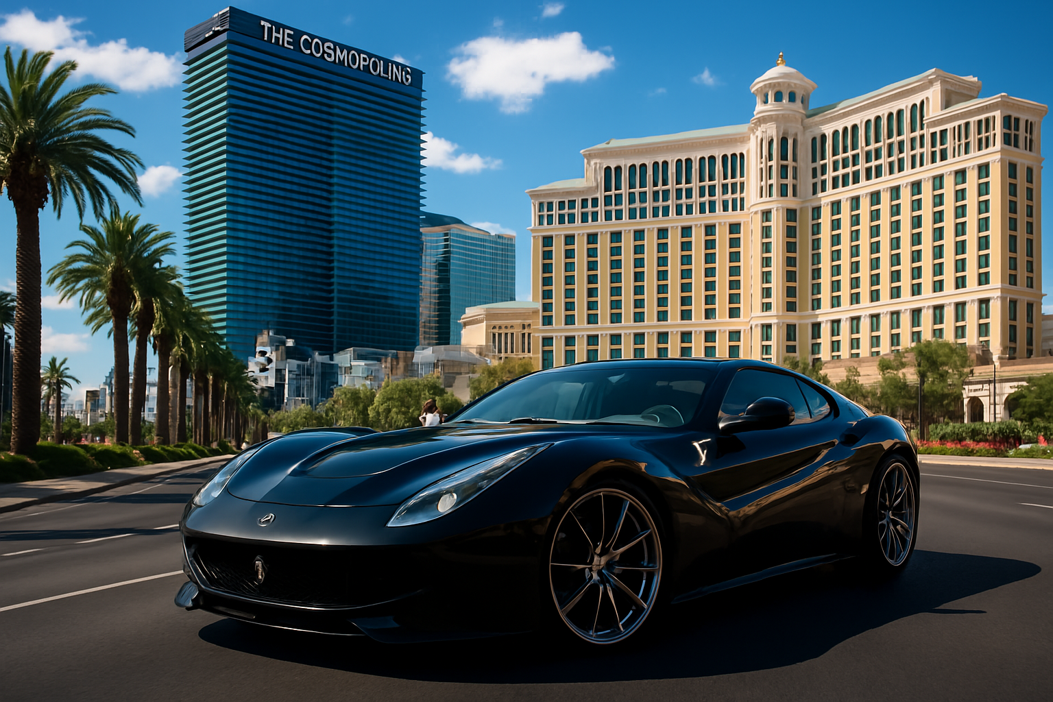 Another iconic scene from Las Vegas related to automotive culture